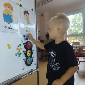 Zajęcia o emocjach w ramach programu Przedszkole Promujące Zdrowie