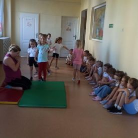 Zajęcia gimnastyczne w przedszkolu