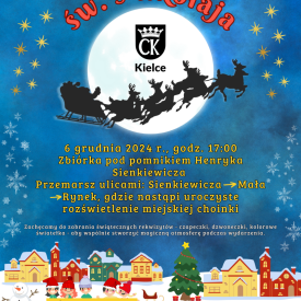 Zaproszenie  na III Orszak Świętego Mikołaja