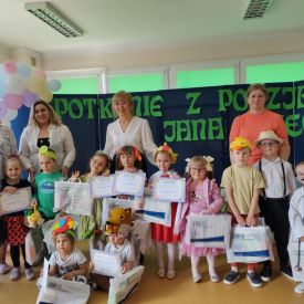 Wewnątrzprzedszkolny konkurs recytatorski ,,Spotkanie z poezją Jana Brzechwy''