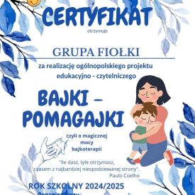 BAJKI POMAGAJKI ZAKOŃCZENIE PROJEKTU