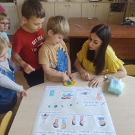 Zajęcia o złości i agresji w grupie „Fiołki” 