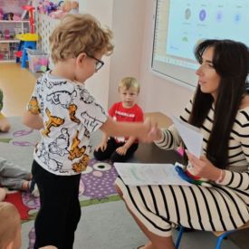 Cykl zajęć InterAct w grupie "Bratki"