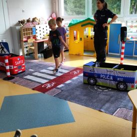  ​Bezpieczna droga do przedszkola z Policją!