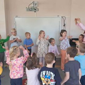 „Zaspana Pani Jesień” odwiedziła nasze przedszkole!