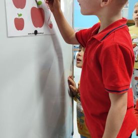Dzień Jabłka 🍎w grupie „Różyczki” i „Niezapominajki”