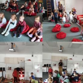 🚒 Wycieczka do Straży Pożarnej - Różyczki i Niezapominajki