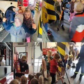 🚒 Wycieczka do Straży Pożarnej - Różyczki i Niezapominajki