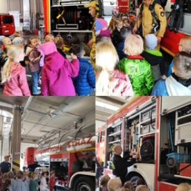 🚒 Wycieczka do Straży Pożarnej - Różyczki i Niezapominajki