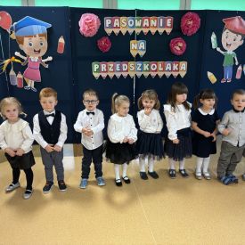 Pasowanie na Przedszkolaka grupa Stokrotki