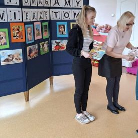 Zakończenie akcji charytatywnej na rzecz potrzebujących zwierząt ze schroniska