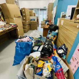 Zakończenie akcji charytatywnej na rzecz potrzebujących zwierząt ze schroniska