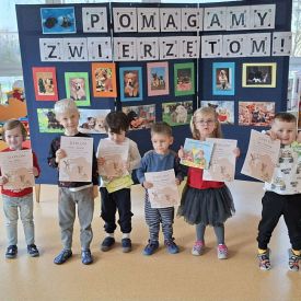 Zakończenie akcji charytatywnej na rzecz potrzebujących zwierząt ze schroniska