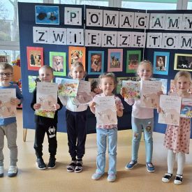 Zakończenie akcji charytatywnej na rzecz potrzebujących zwierząt ze schroniska