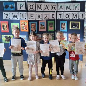 Zakończenie akcji charytatywnej na rzecz potrzebujących zwierząt ze schroniska