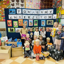 Zakończenie akcji charytatywnej na rzecz potrzebujących zwierząt ze schroniska