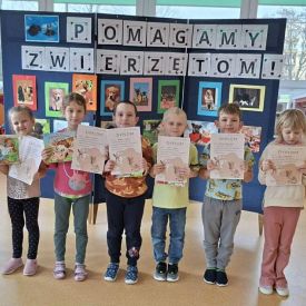 Zakończenie akcji charytatywnej na rzecz potrzebujących zwierząt ze schroniska