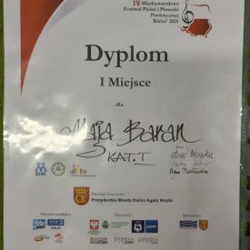  I miejsce w IV Międzynarodowym Festiwalu Pieśni i Piosenki Patriotycznej – Kielce 2025.
