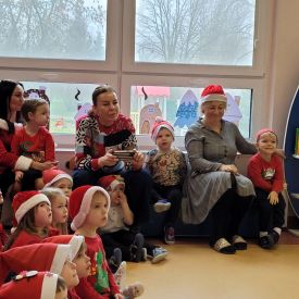 Wizyta Świętego  Mikołaja