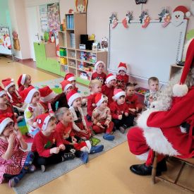 Wizyta Świętego  Mikołaja