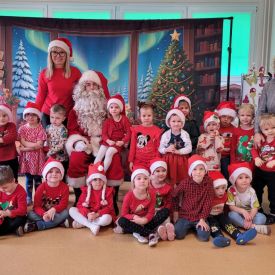 Wizyta Świętego  Mikołaja