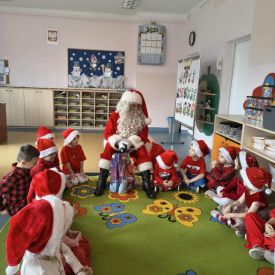 Wizyta Świętego  Mikołaja