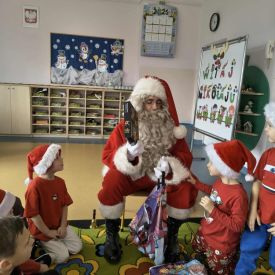 Wizyta Świętego  Mikołaja