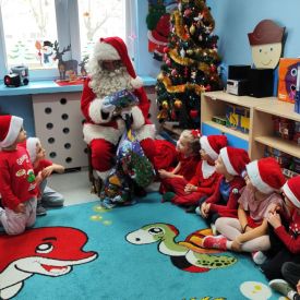 Wizyta Świętego  Mikołaja