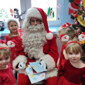 Wizyta Świętego  Mikołaja