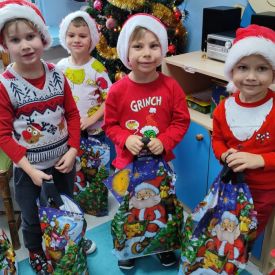 Wizyta Świętego  Mikołaja