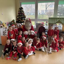 Wizyta Świętego  Mikołaja