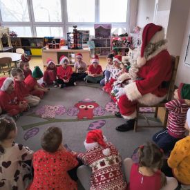 Wizyta Świętego  Mikołaja