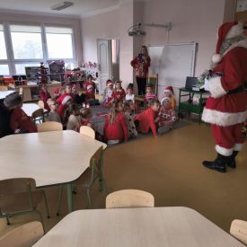 Wizyta Świętego  Mikołaja