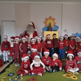 Wizyta Świętego  Mikołaja