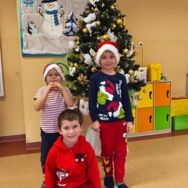 Wizyta Świętego  Mikołaja