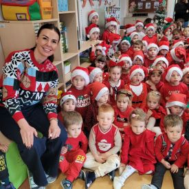 Wizyta Świętego  Mikołaja