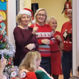 Wizyta Świętego  Mikołaja