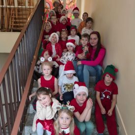 Wizyta Świętego  Mikołaja