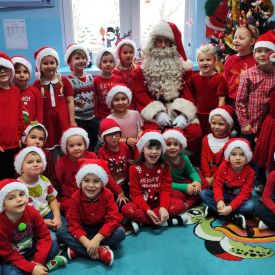 Wizyta Świętego  Mikołaja