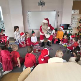 Wizyta Świętego  Mikołaja