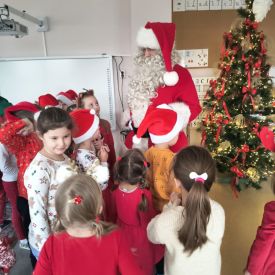 Wizyta Świętego  Mikołaja