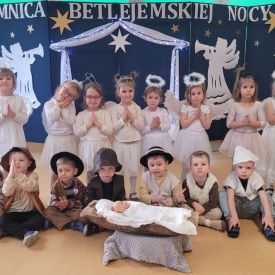 "Tajemnica betlejemskiej nocy" - Jasełka w grupie Fiołki