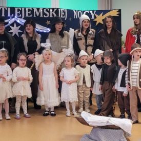 "Tajemnica betlejemskiej nocy" - Jasełka w grupie Fiołki