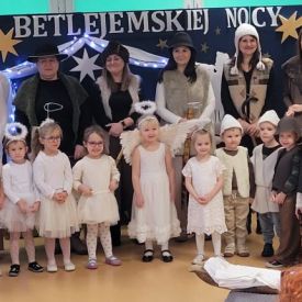 "Tajemnica betlejemskiej nocy" - Jasełka w grupie Fiołki