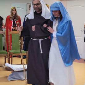 "Tajemnica betlejemskiej nocy" - Jasełka w grupie Fiołki