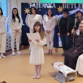"Tajemnica betlejemskiej nocy" - Jasełka w grupie Fiołki