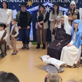 "Tajemnica betlejemskiej nocy" - Jasełka w grupie Fiołki