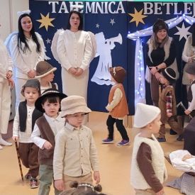 "Tajemnica betlejemskiej nocy" - Jasełka w grupie Fiołki