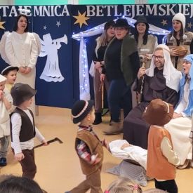 "Tajemnica betlejemskiej nocy" - Jasełka w grupie Fiołki