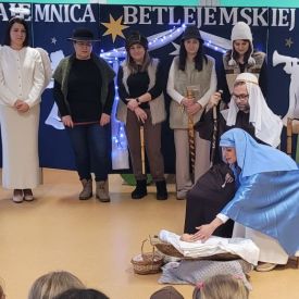 "Tajemnica betlejemskiej nocy" - Jasełka w grupie Fiołki